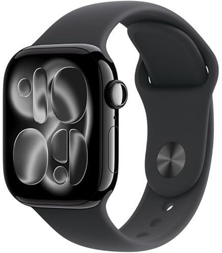 Apple Relógio série 7 GPS, caixa de alumínio Starlight de 45 mm